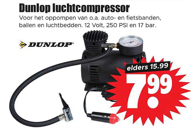 Dunlop luchtcompressor