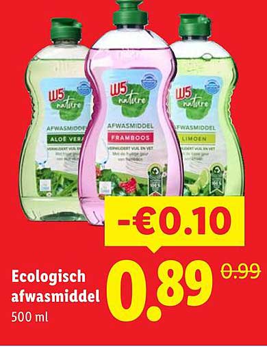 Ecologisch afwasmiddel 500 ml