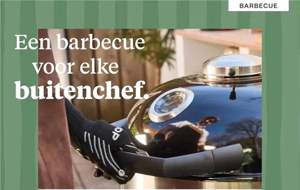 Een barbecue voor elke buitenchef.