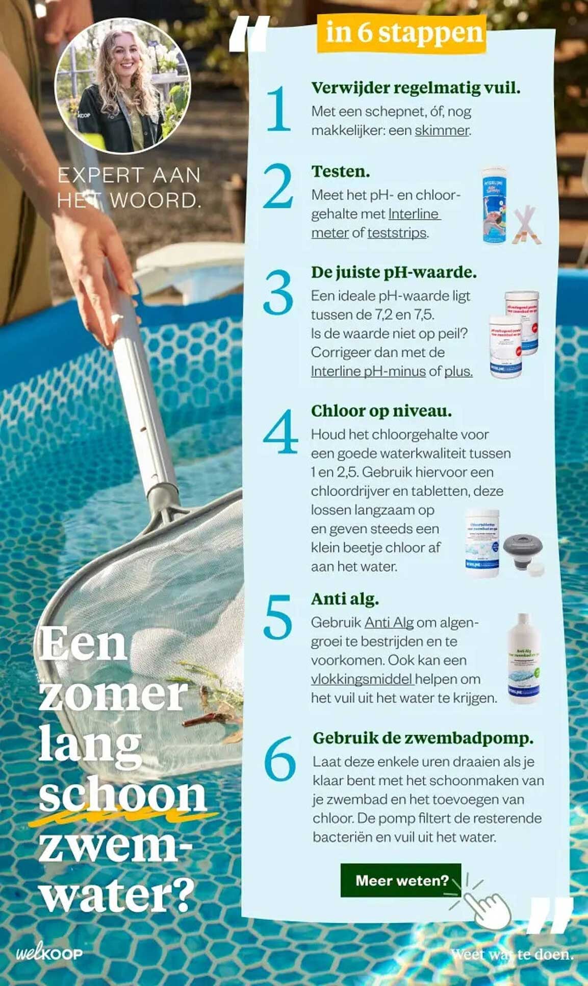 Een zomer lang schoon zwemwater?