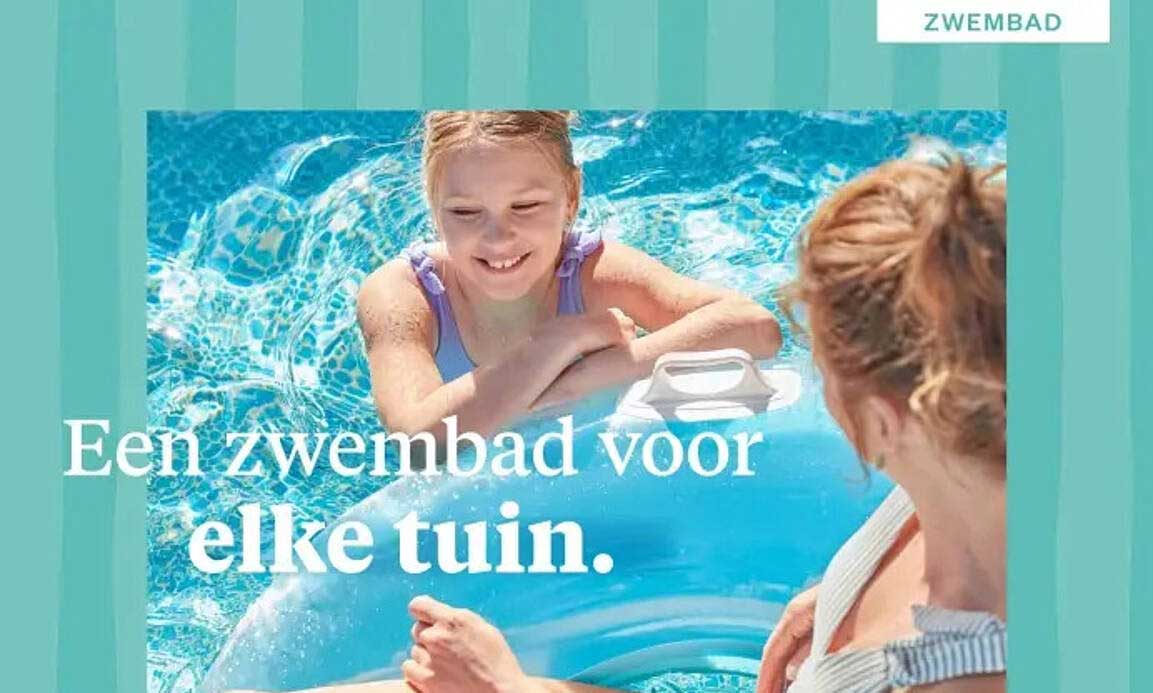 Een zwembad voor elke tuin.