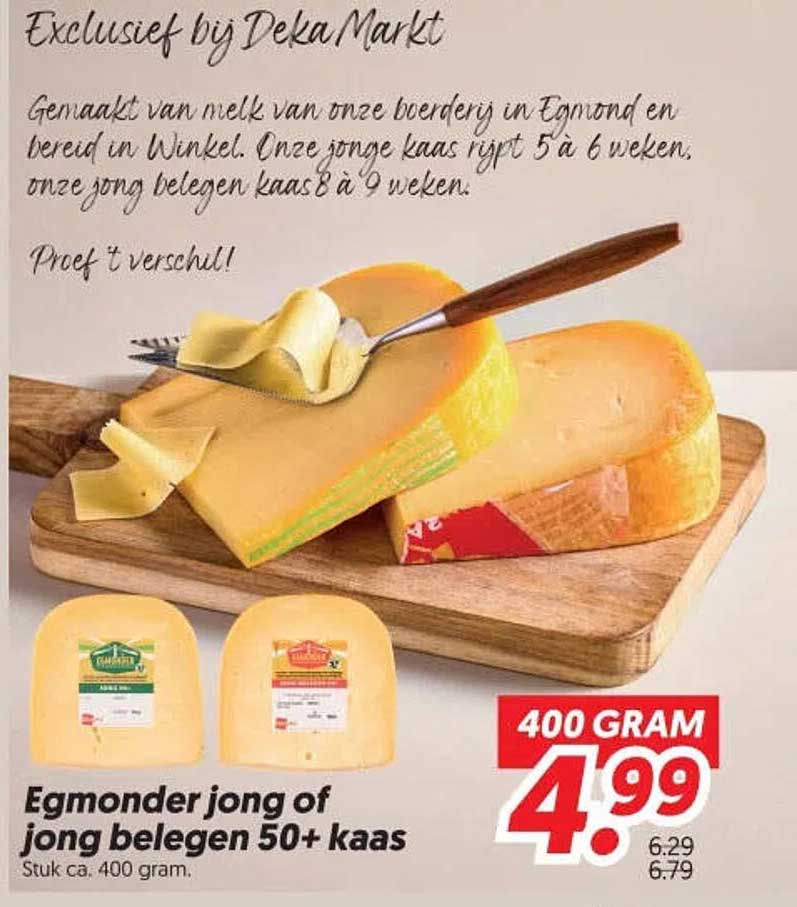 Egmonder jong of jong belegen 50+ kaas