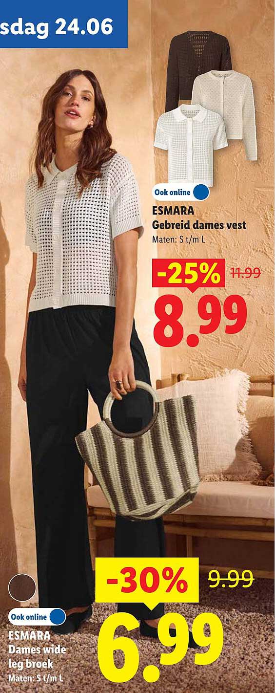ESMARA Gebreid dames vest