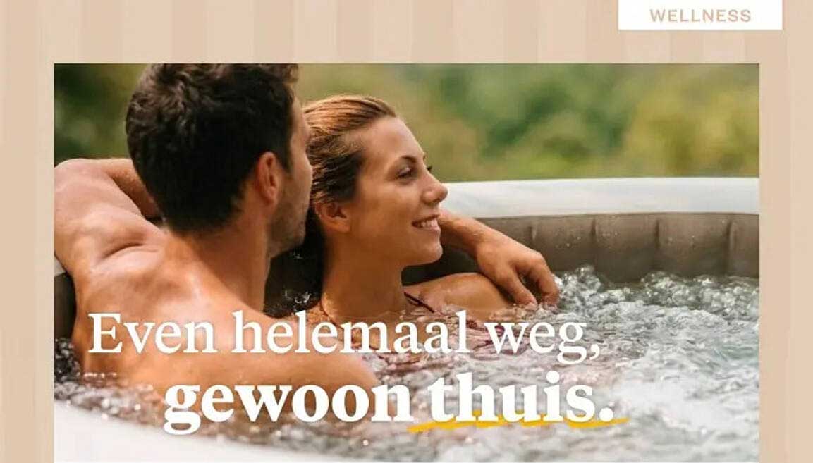 Even helemaal weg, gewoon thuis.