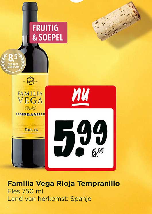 Familia Vega Rioja Tempranillo