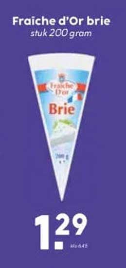 Fraiche d'or brie stuk 200 gram