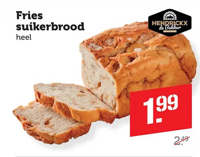 Fries suikerbrood heel