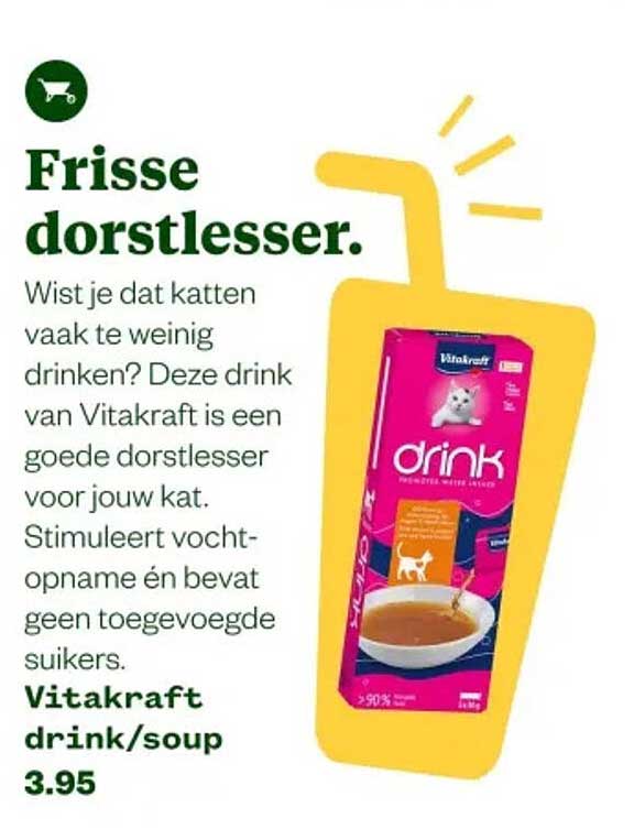 Frisse dorstlesser.