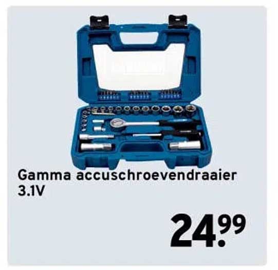 Gamma accuschroevendraaier 3.1V