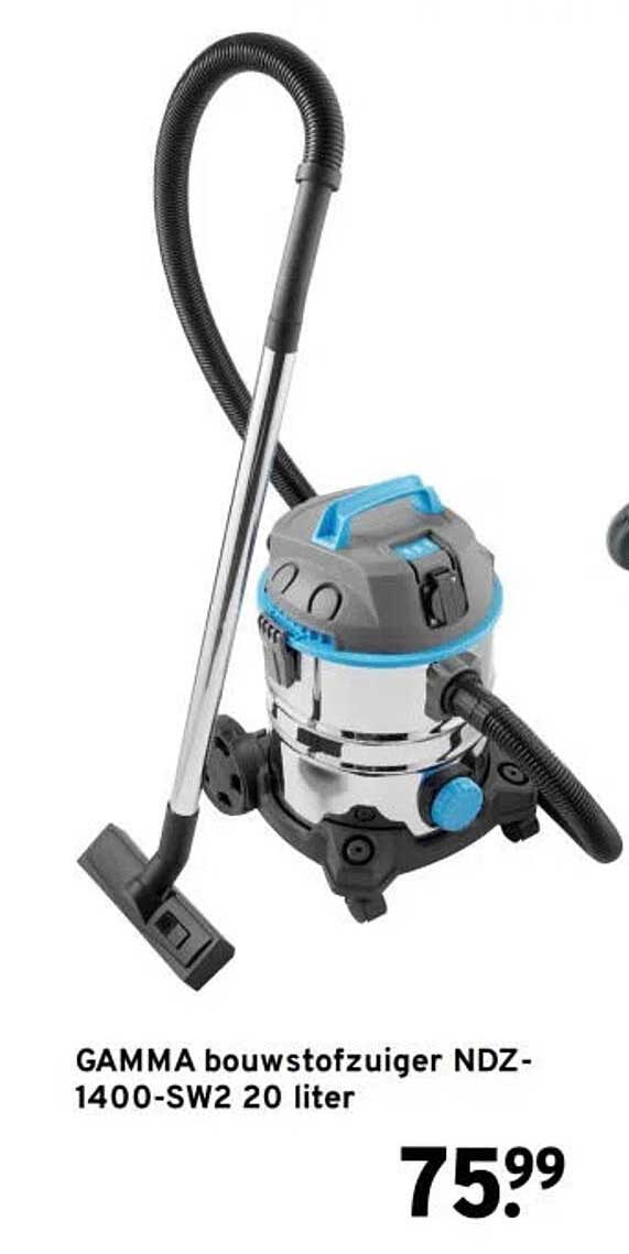 GAMMA bouwstofzuiger NDZ-1400-SW2 20 liter