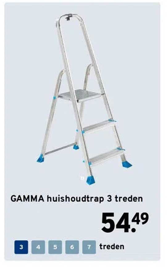 GAMMA huishoudtrap 3 treden