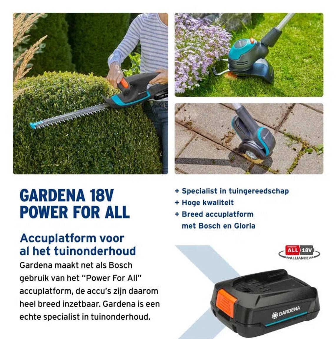 GARDENA 18V POWER FOR ALL