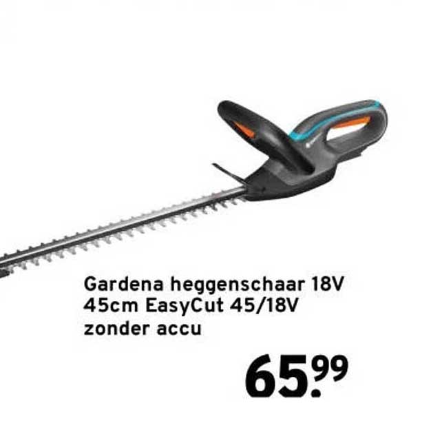 Gardena heggenschaar 18V 45cm EasyCut 45/18V zonder accu