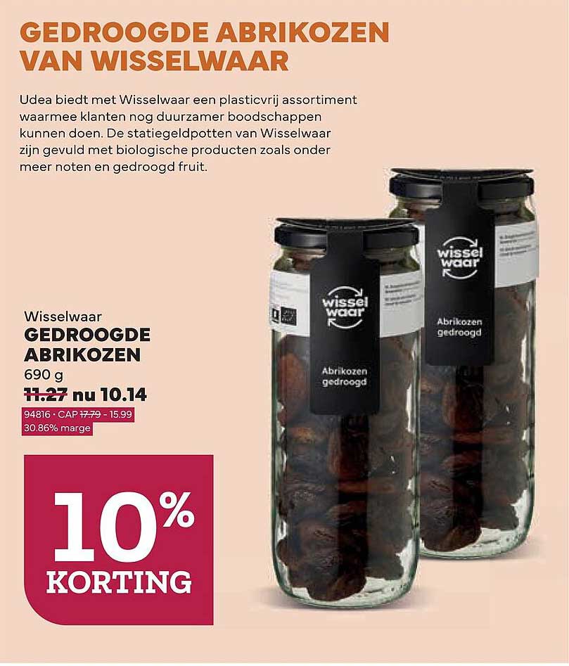 GEDROOGDE ABRIKOZEN VAN WISSELWAAR