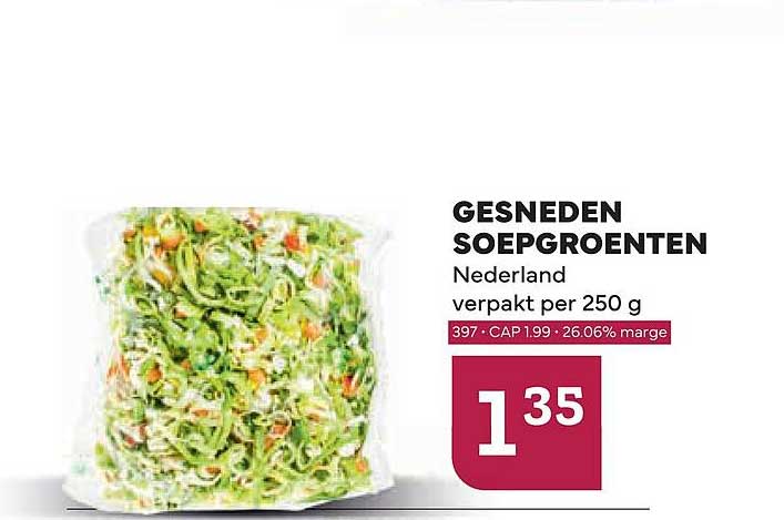 GESNEDEN SOEPGROENTEN