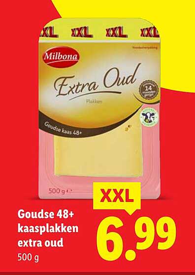 Goudse 48+ kaasplakken extra oud XXL