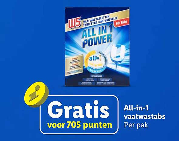 Gratis voor 705 punten