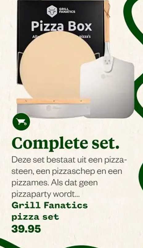Grill Fanatics pizza set