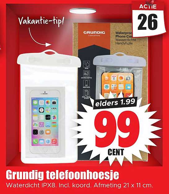 Grundig telefoonhoesje