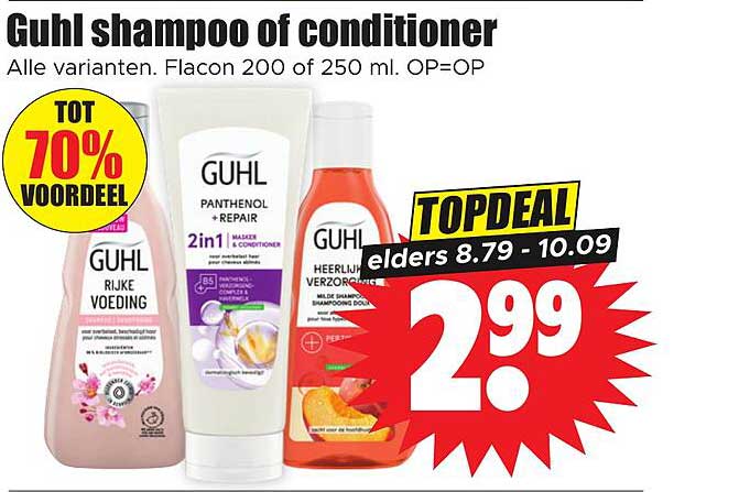 Guhl shampoo of conditioner