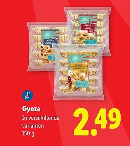 Gyoza In verschillende varianten 150 g