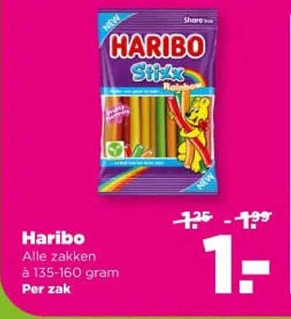Haribo Alle zakken à 135-160 gram Per zak
