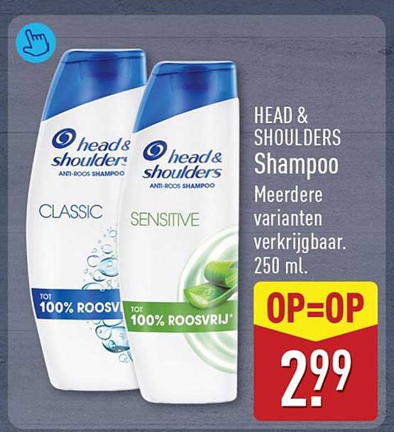 HEAD & SHOULDERS Shampoo Meerdere varianten verkrijgbaar. 250 ml. OP=OP