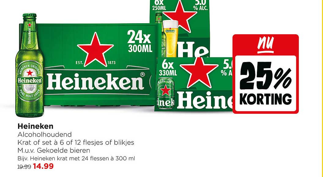 Heineken 25% KORTING