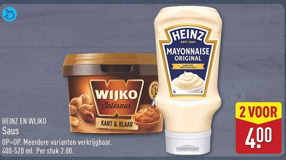 HEINZ EN WIJKO Saus