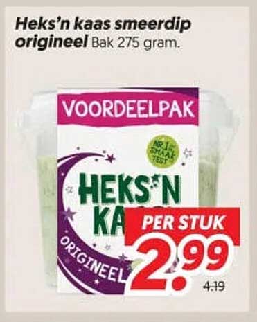 Heks’n kaas smeerdip origineel Bak 275 gram