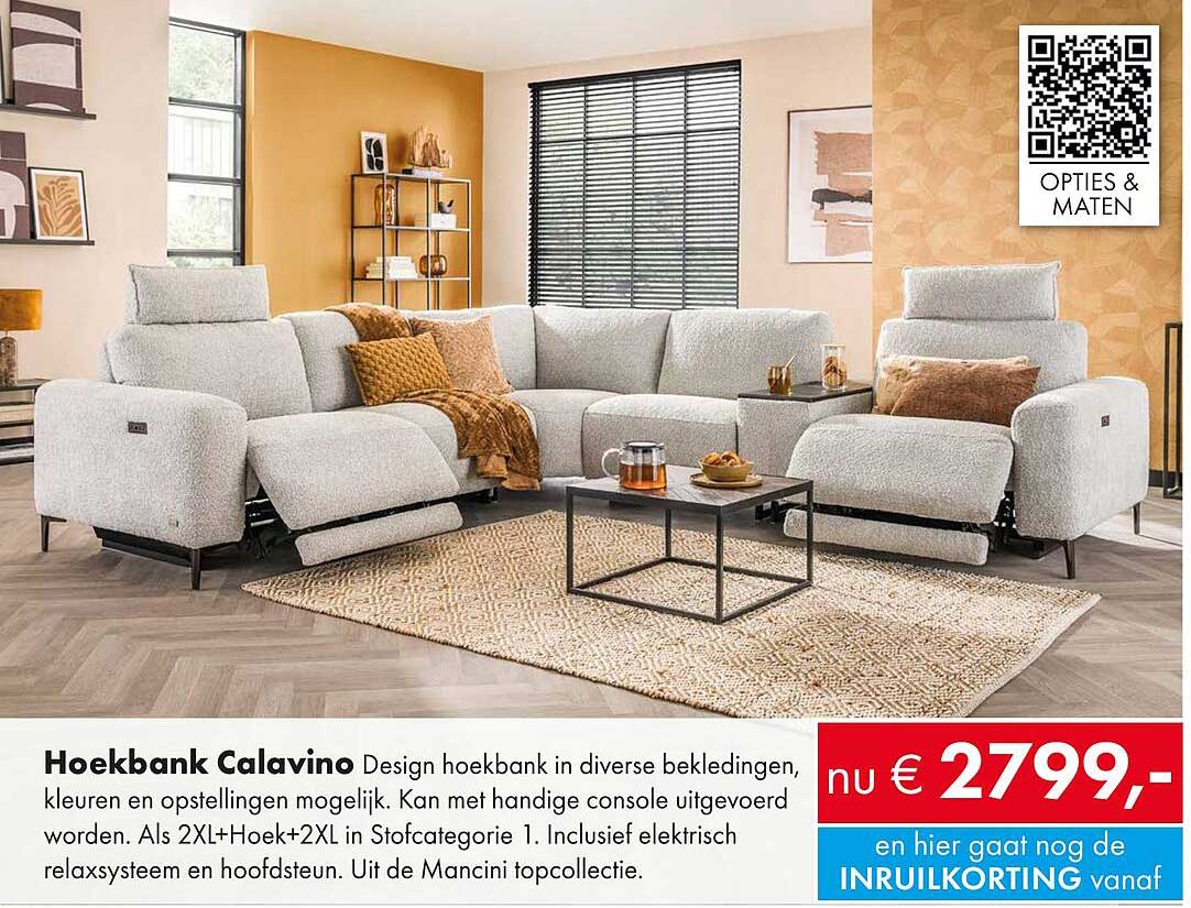 Hoekbank Calavino
