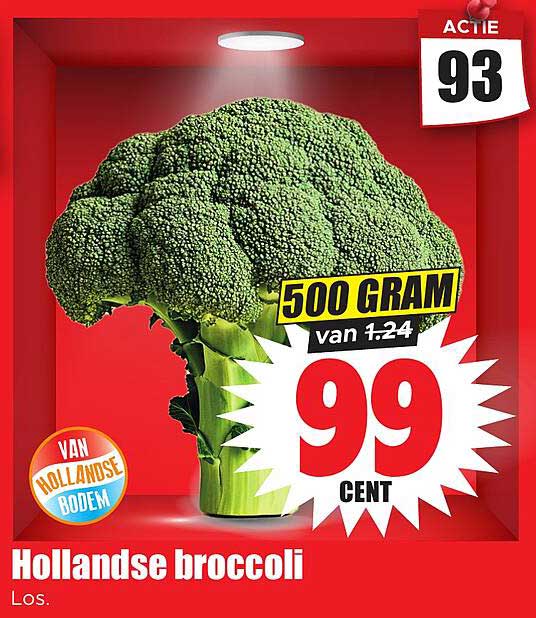 Hollandse broccoli Los. 500 gram van 1.24