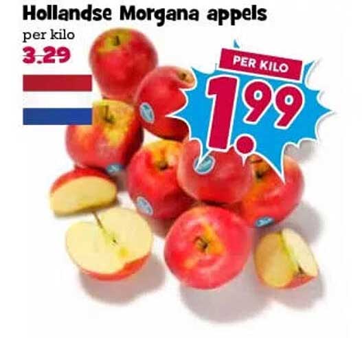 Hollandse Morgana appels per kilo
