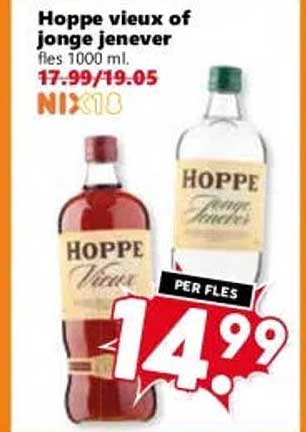 Hoppe vieux of jonge jenever