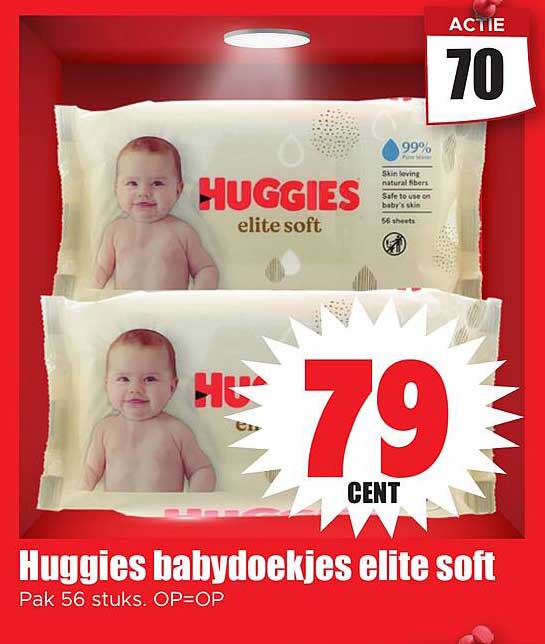 Huggies babydoekjes elite soft