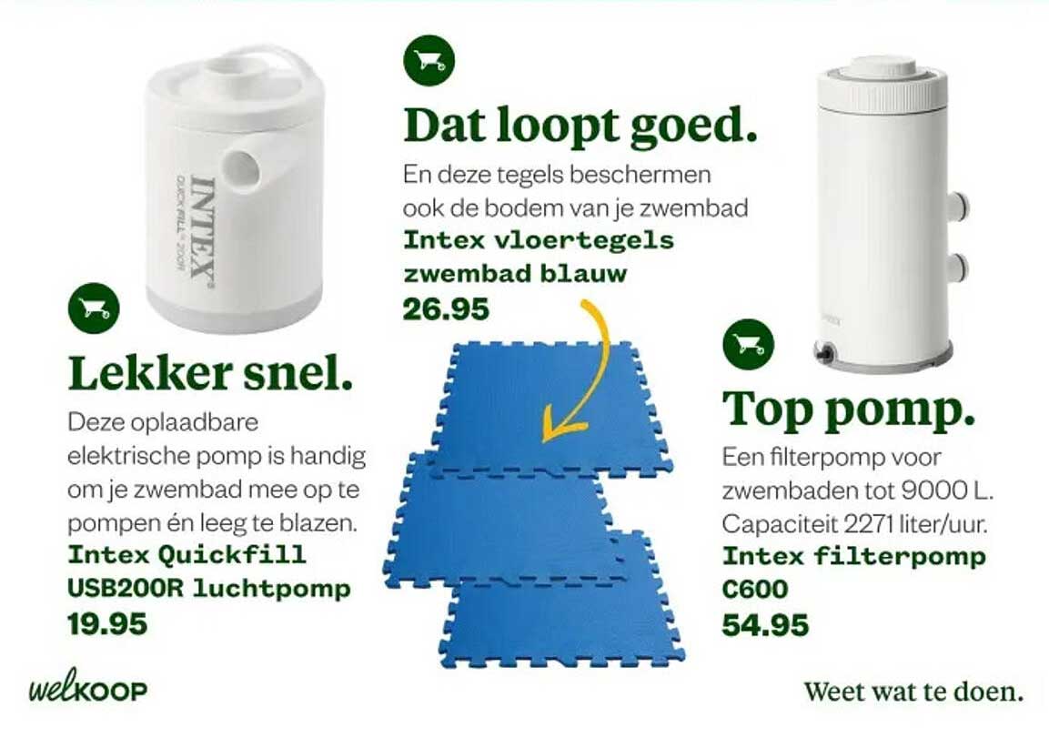 Intex Quickfill USB200R luchtpomp