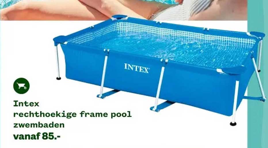 Intex rechthoekige frame pool zwembaden