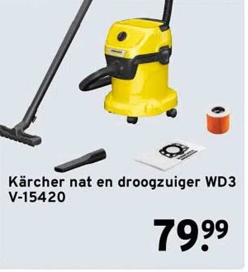 Kärcher nat en droogzuiger WD3 V-15420