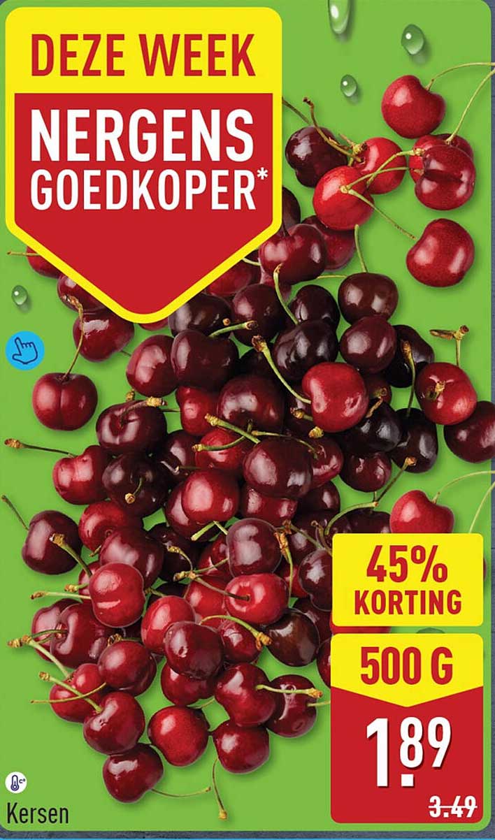 Kersen 500 g 45% korting