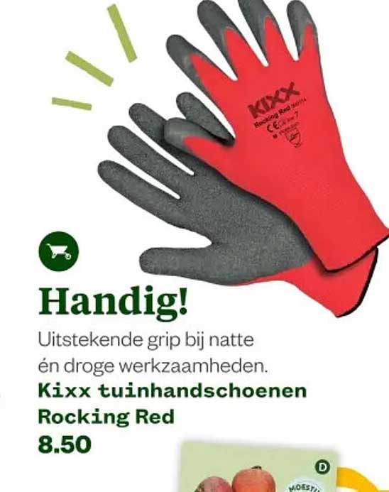 Kixx tuinhandschoenen Rocking Red