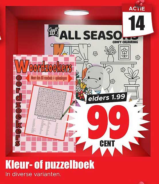 Kleur- of puzzelboek