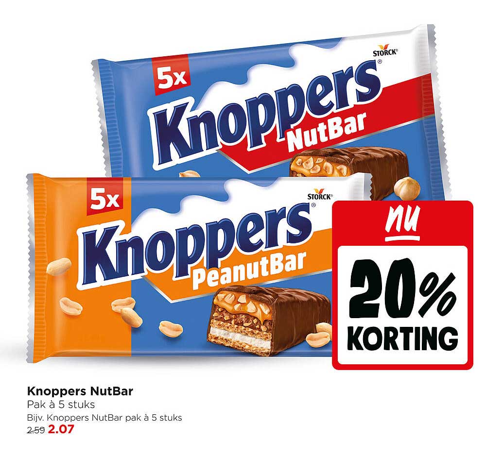Knoppers NutBar 20% korting