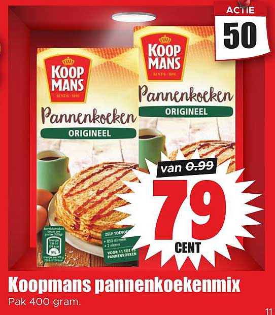 Koopmans pannenkoekenmix