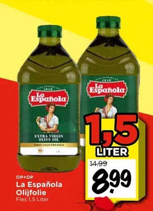 La Española Olijfolie Fles 1,5 Liter