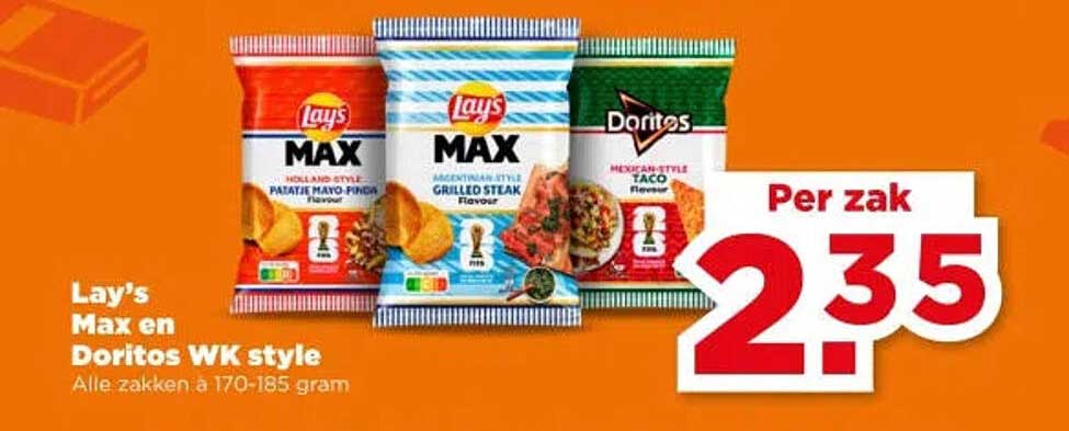 Lay's Max en Doritos WK style