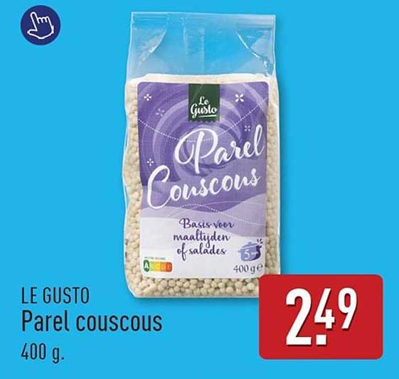 LE GUSTO Parel couscous 400 g.