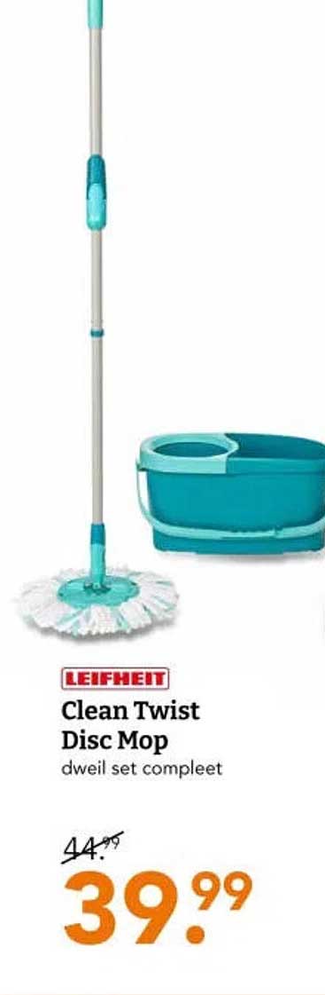 LEIFHEIT Clean Twist Disc Mop dweil set compleet
