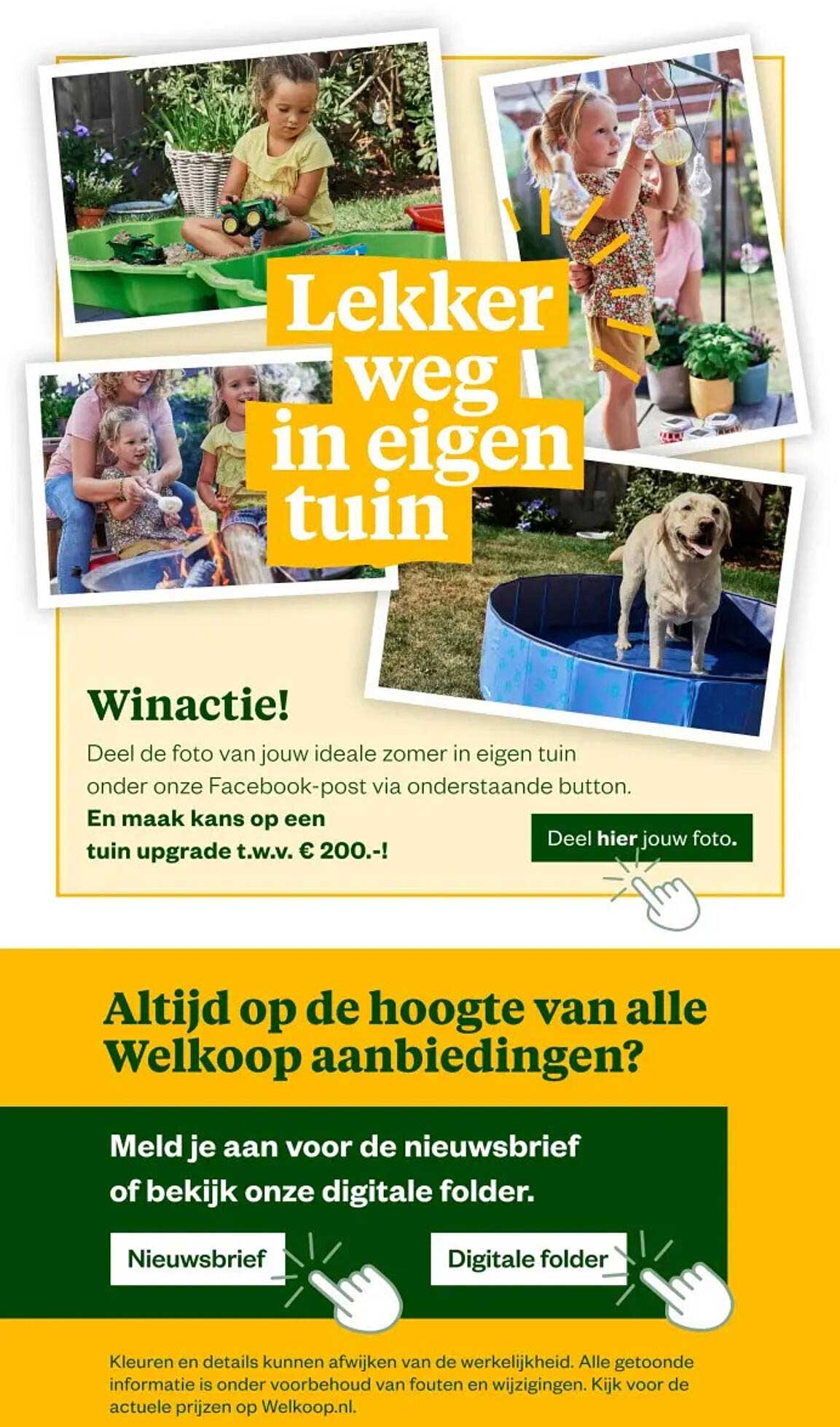 Lekker weg in eigen tuin