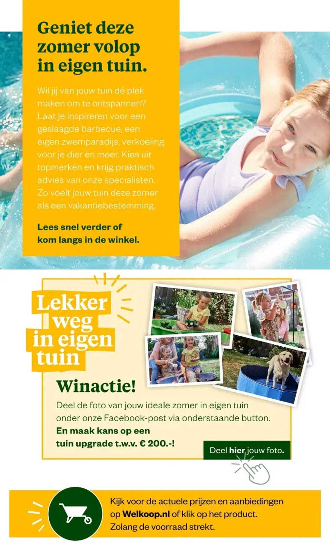 Lekker weg in eigen tuin Winactie!