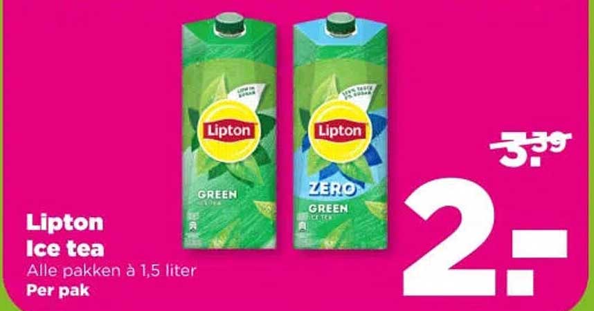Lipton Ice tea Alle pakken à 1,5 liter Per pak